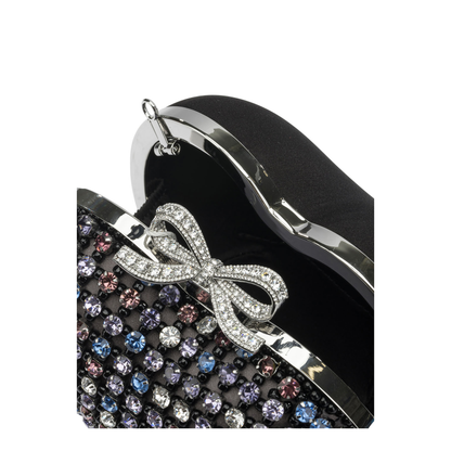MAYFEYR - Self Portrait - Heart Clutch With Crystals - RS26307AMUMULTICOLOURED