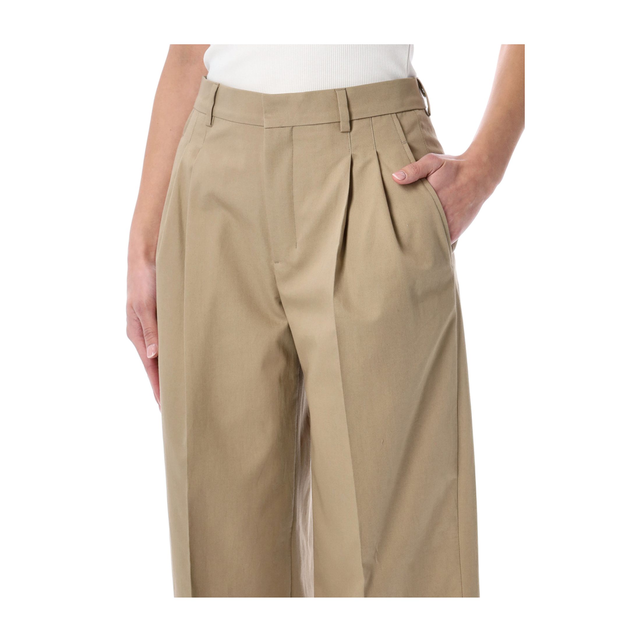 MAYFEYR - Ami Paris - Trousers Beige - FTR860CO0214A036