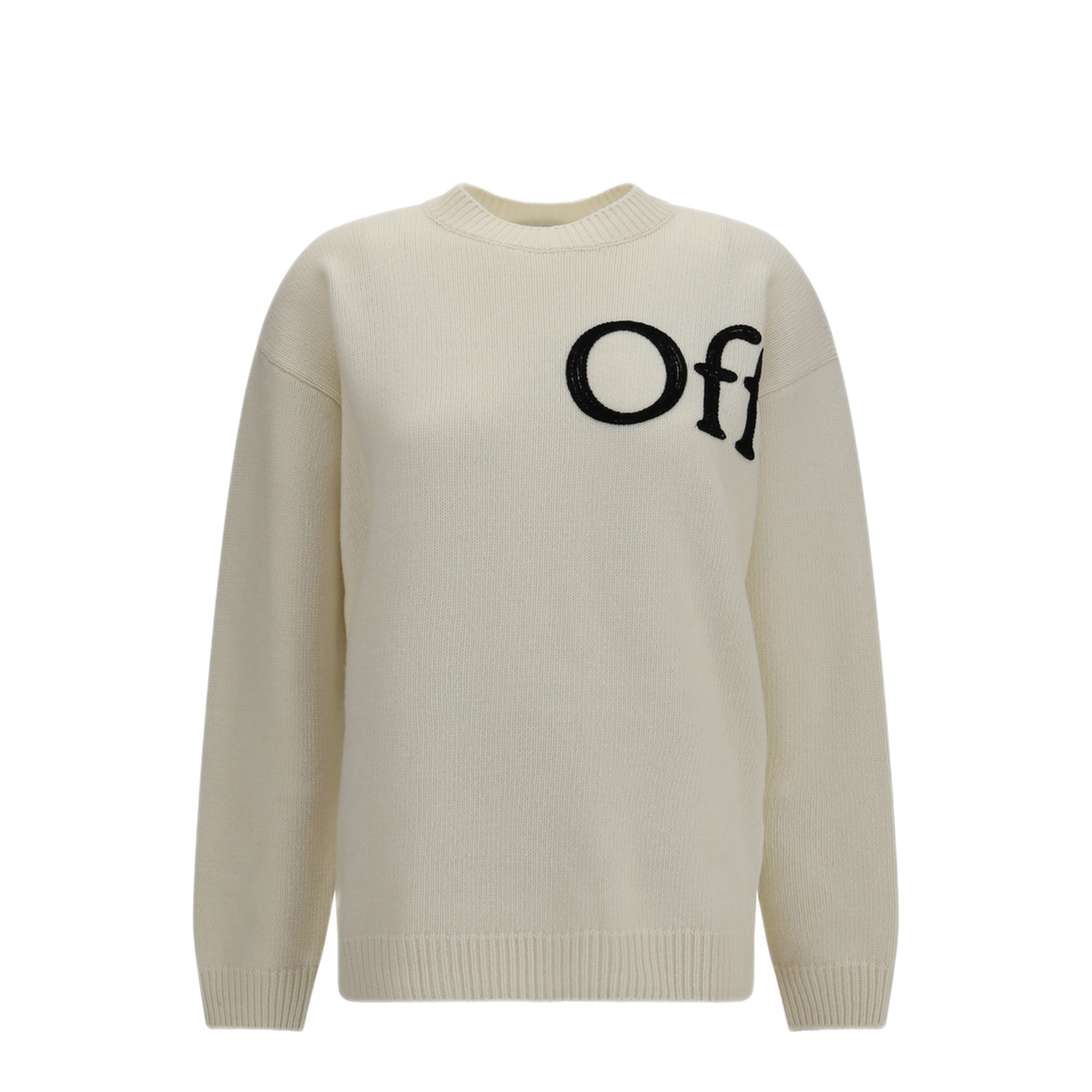 MAYFEYR - Off-White - Bookish Shared Crewneck Sweater - 2FE00533TW221