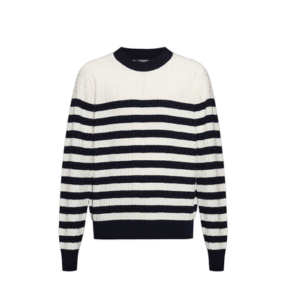 Sweater with Striped Pattern