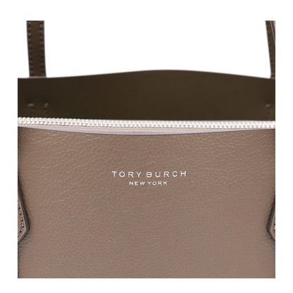 Perry Leather Tote - Wild Mushroom