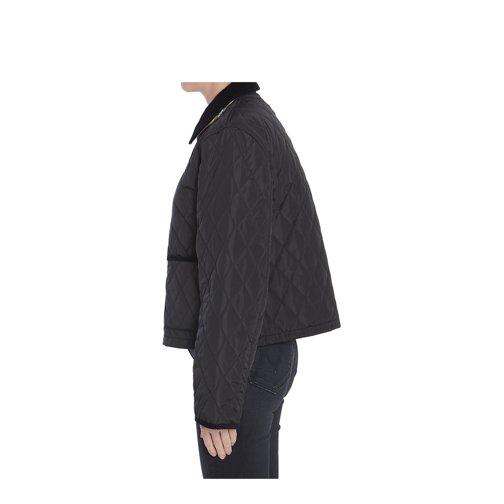 Cropped Quilted Jacket