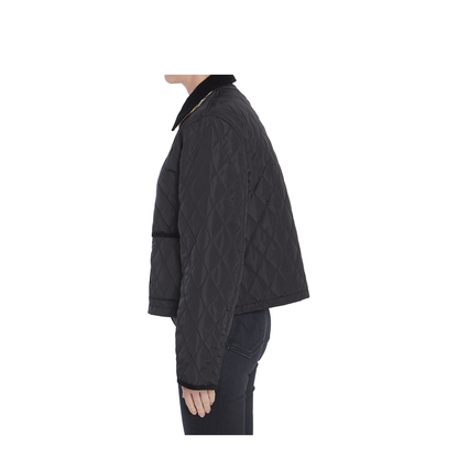 Cropped Quilted Jacket