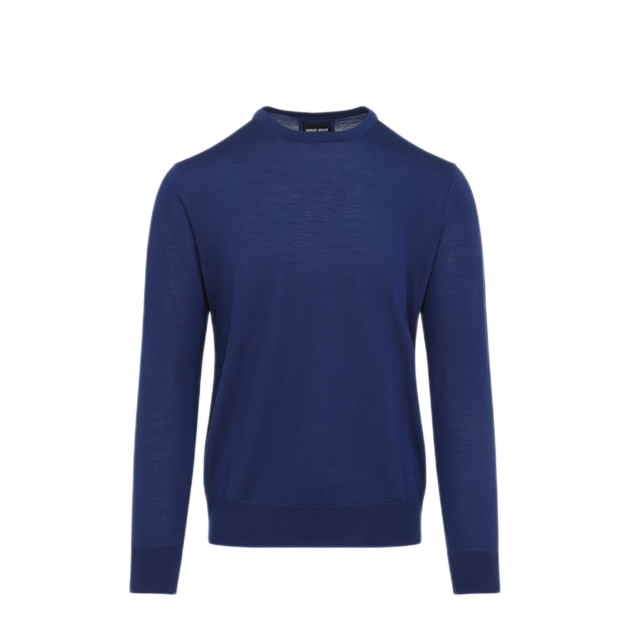 MAYFEYR - GIORGIO ARMANI - Royal Blue Virgin Wool Sweater - 8NSM01SM99ZUB130