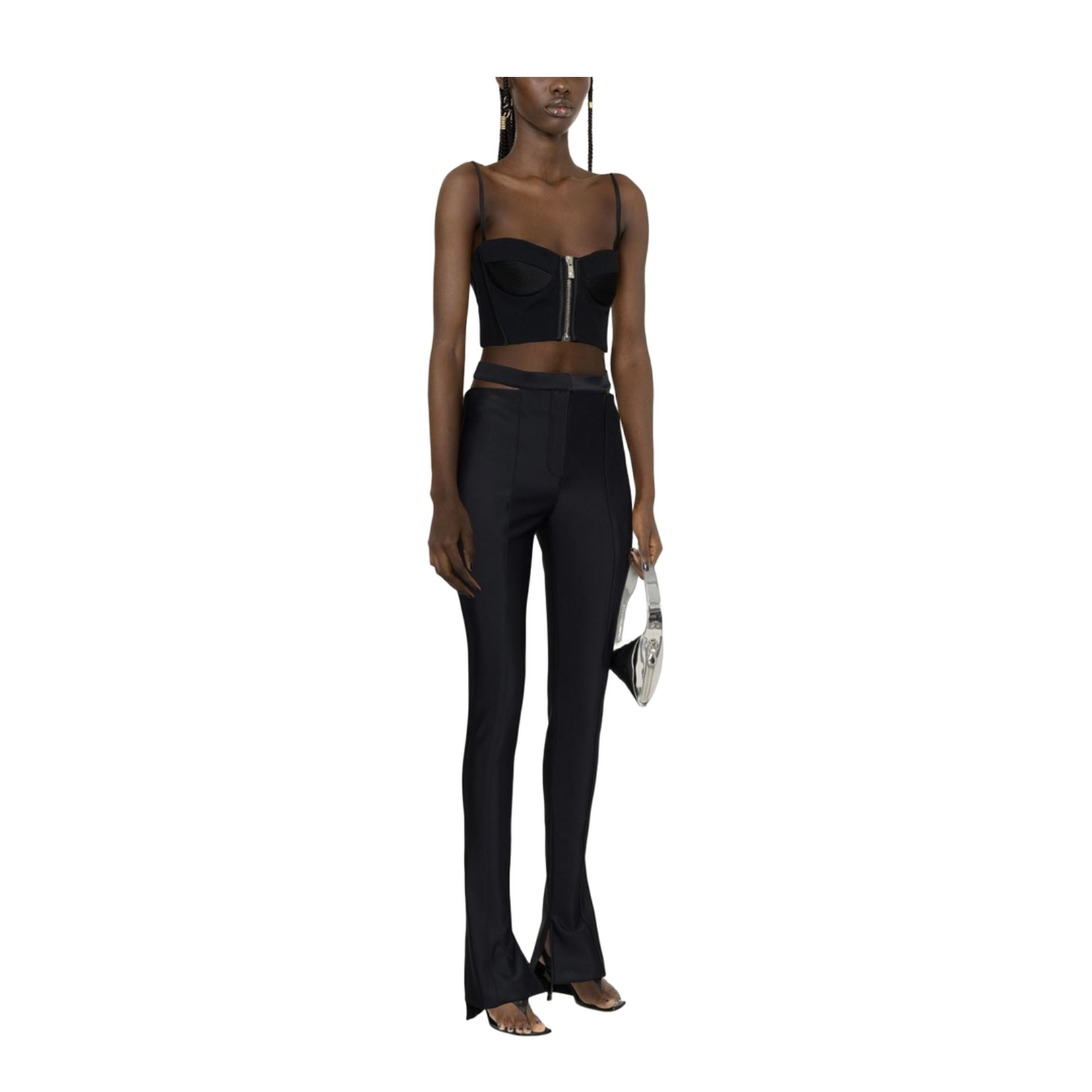Cut-Out Detail Trousers