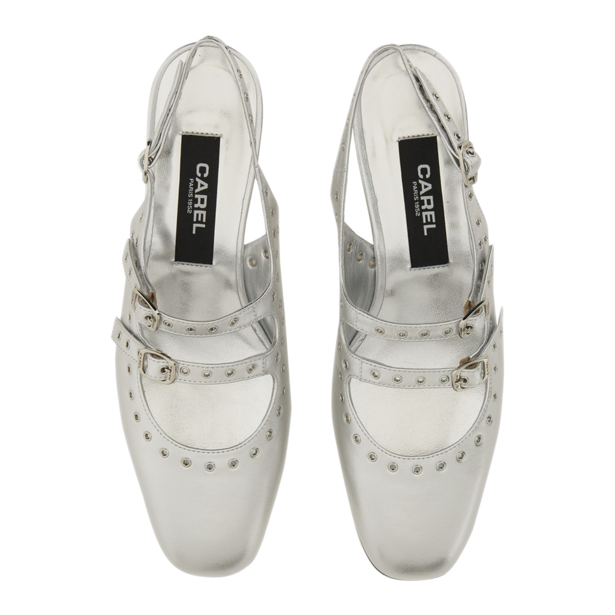MAYFEYR - Carel - Mary Jane Slingback Queen - QUEEN332802SILVER