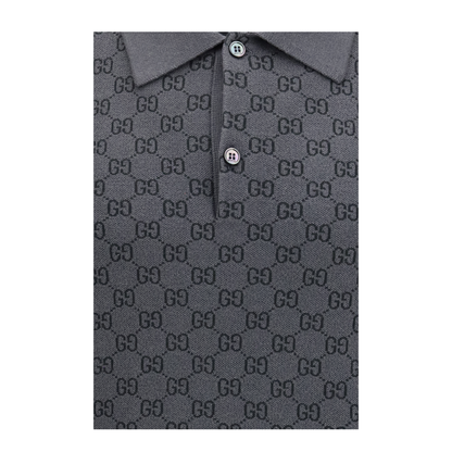 MAYFEYR - Gucci - Gg Jacquard Wool And Silk Polo Shirt - 875483XKFMB1044