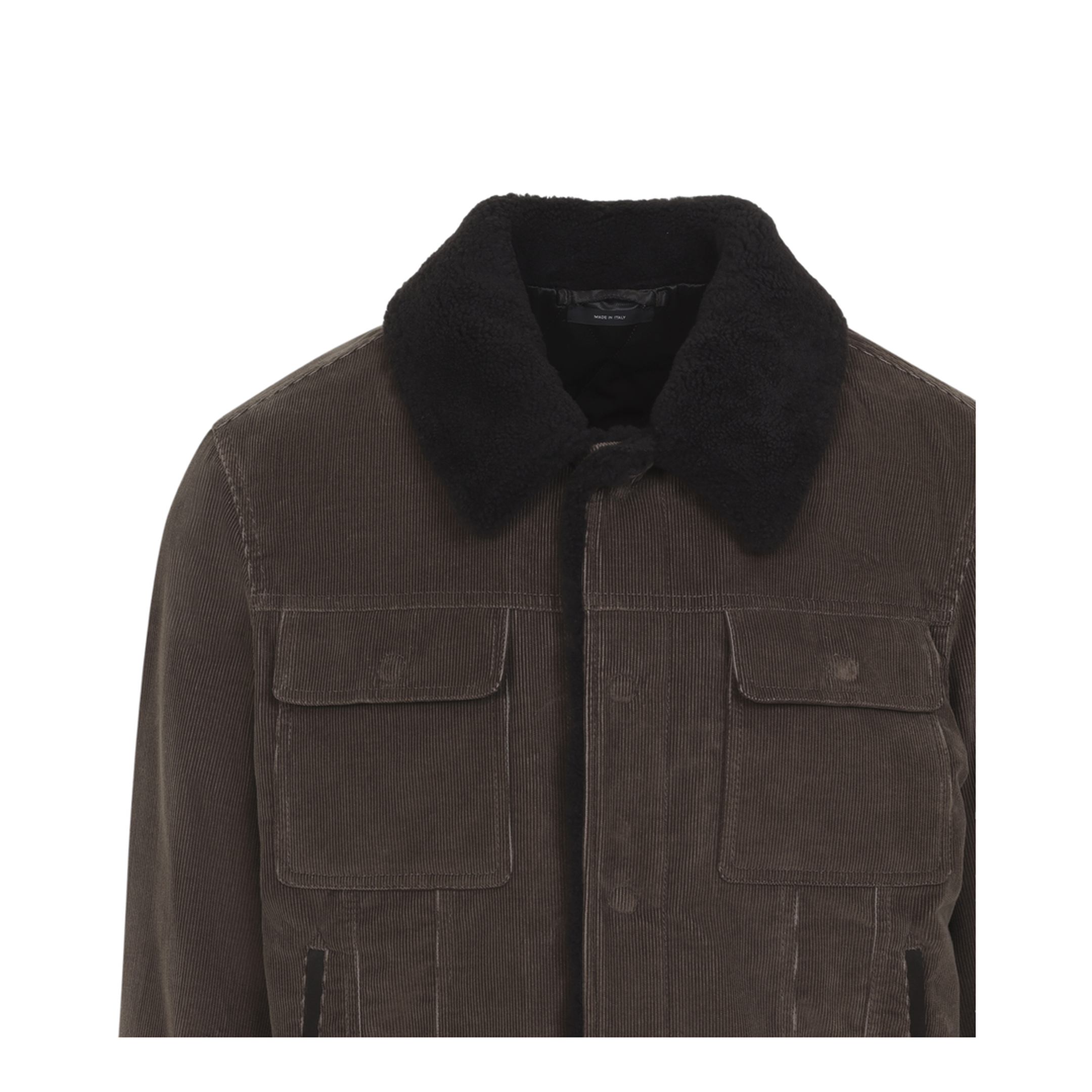 MAYFEYR - Tom Ford - 900 Wale Cord Sherling Collar Trucker - OBS083FMC330