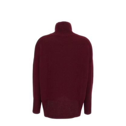 MAYFEYR - Lisa Yang - Bordeaux Cashmere Mock Neck Sweater - 202113DU