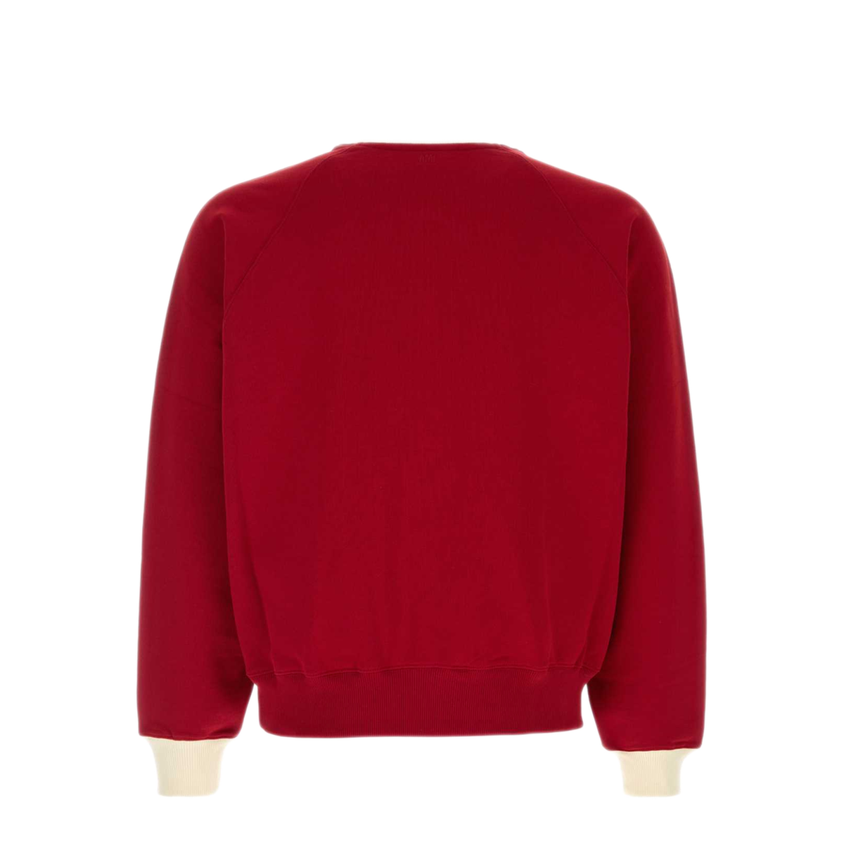 Bicolor Sweatshirt Ruby Red Ivory