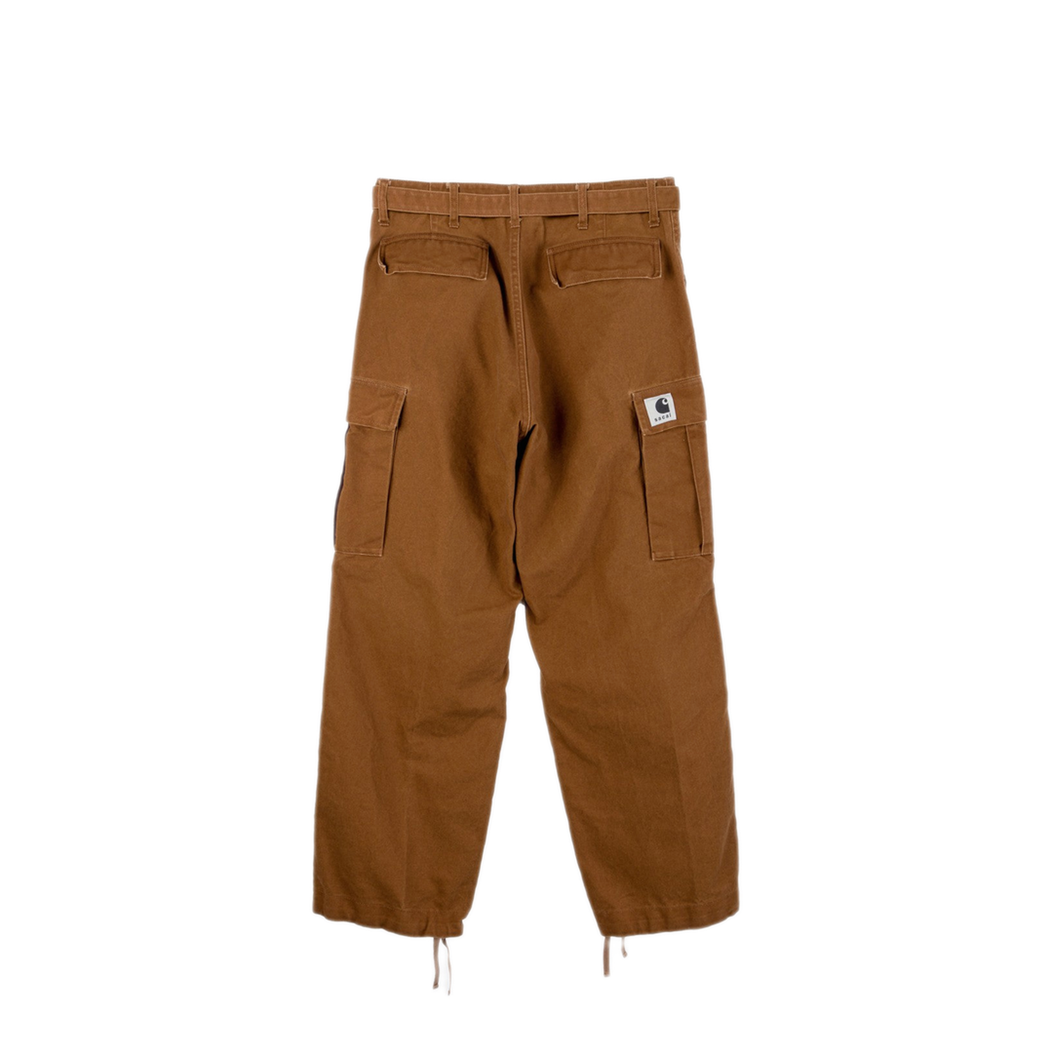 MAYFEYR - Sacai x Carhartt WIP - Beige Cotton Cargo Trousers - 25-00992SDCO642