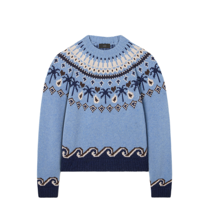 MAYFEYR - Alanui - Sweet Winter Sweater Onda Multicolor - LWHE061E26KNI0014046