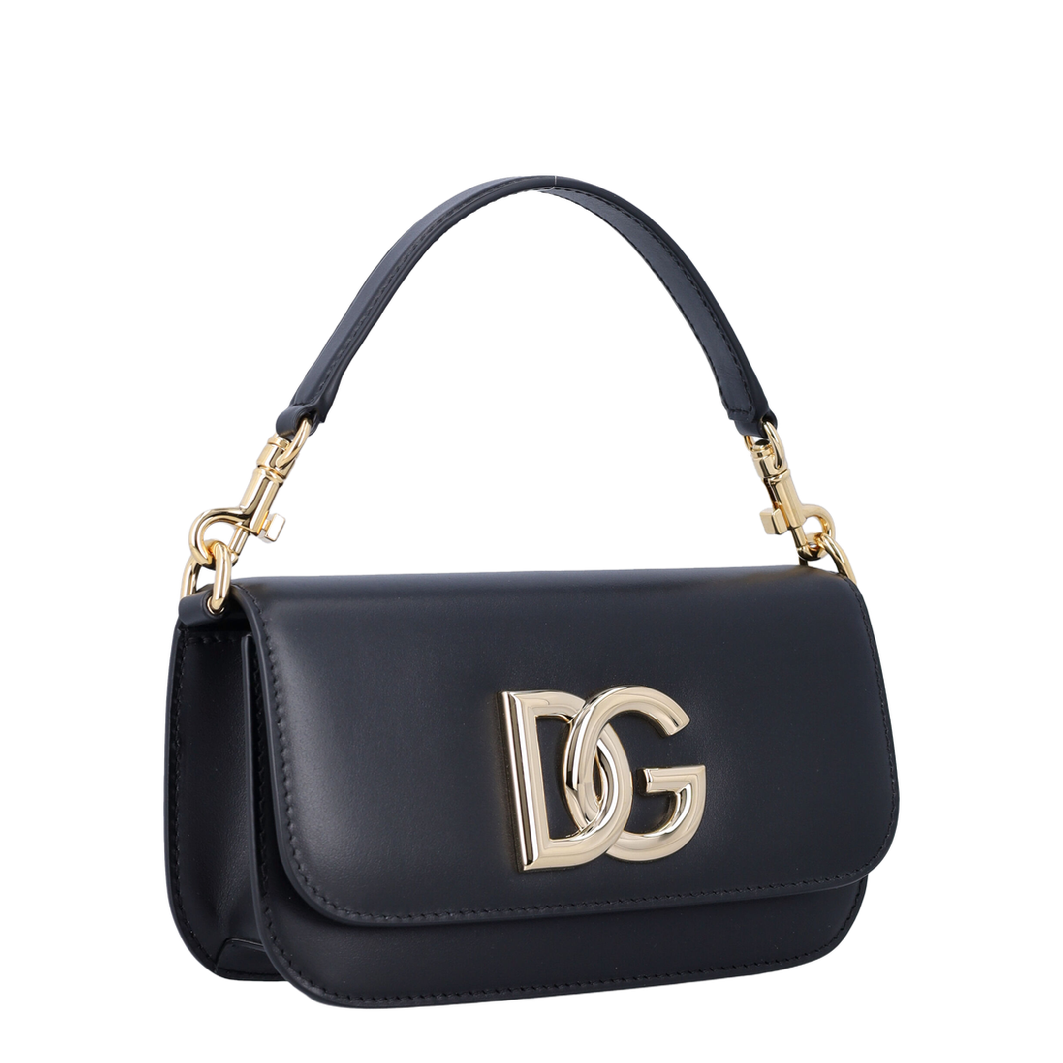 3.5 Small Calfskin Crossbody Bag - Black