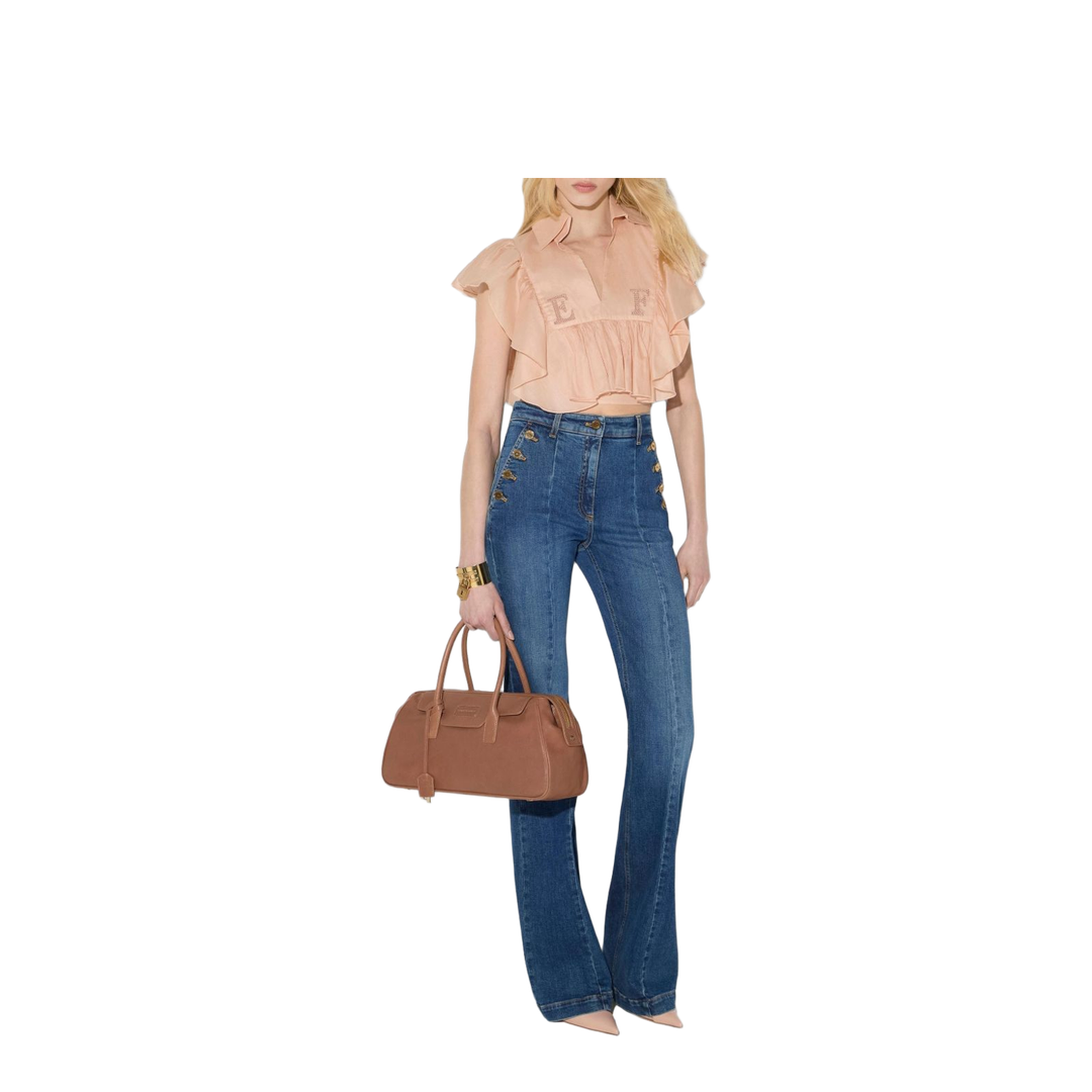 MAYFEYR - Elisabetta Franchi - Jeans Navy - PJ12D66E2139