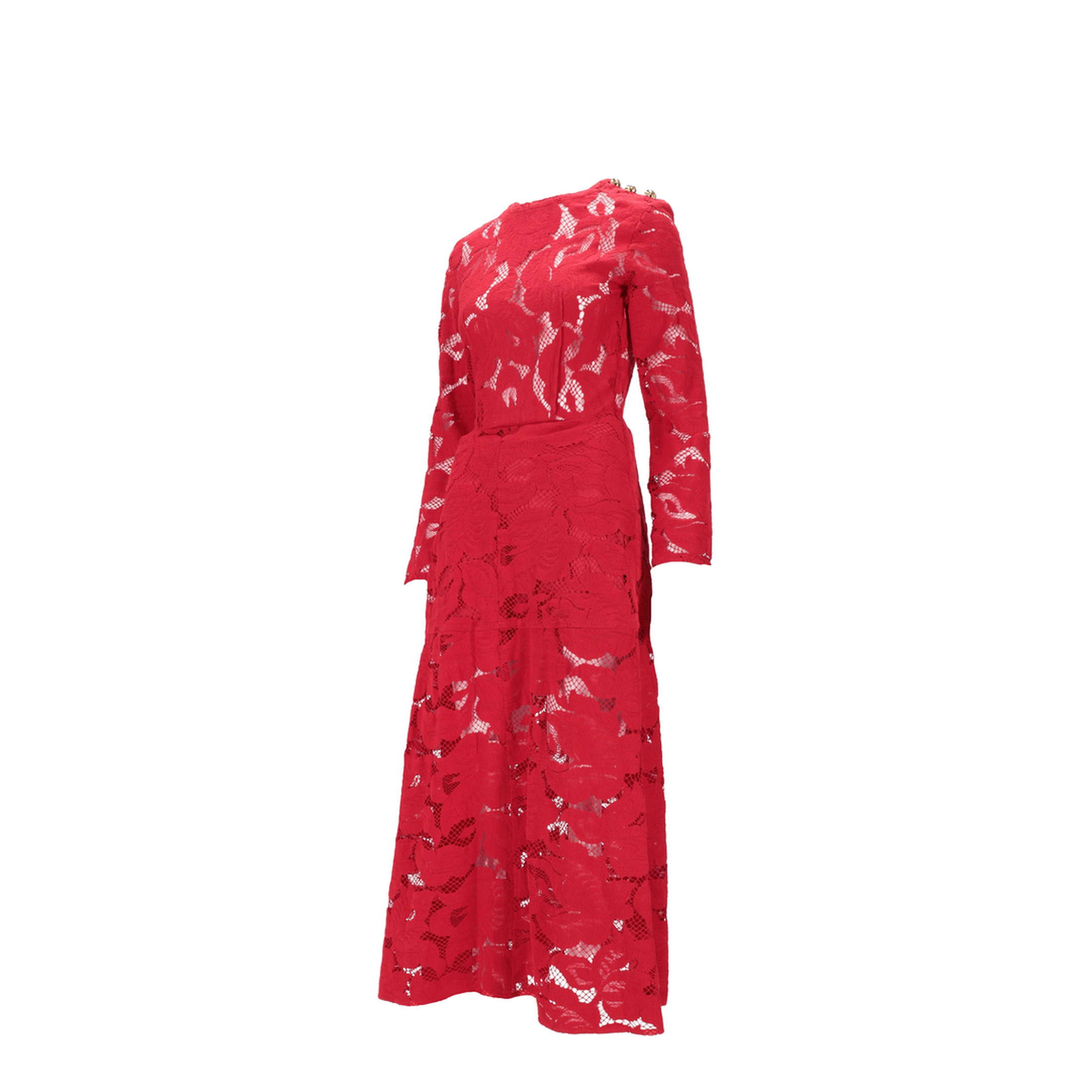 MAYFEYR - Patou - Long Sleeves Lace Midi Dress - DR2120228318R