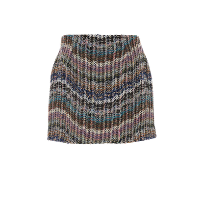 MAYFEYR - Missoni - Embroidered Boucle Mini Skirt - DS26WH09BC006CSMSOS