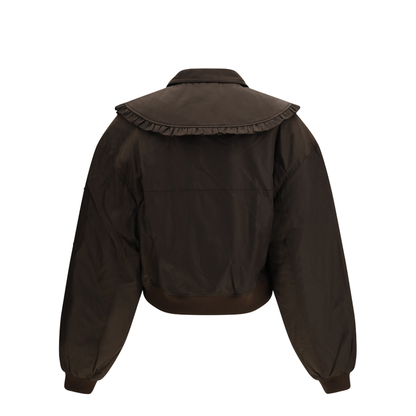 MAYFEYR - Ganni - Duchesse Nylon Bomber Jacket - A1010046