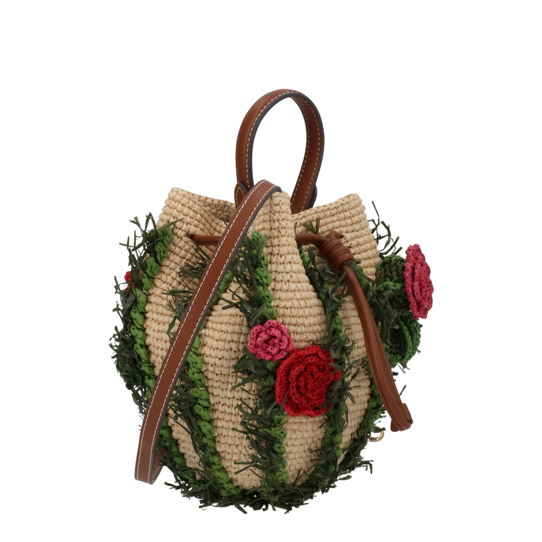 Cactus Bag With Floral Details