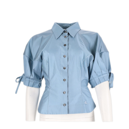 MAYFEYR - Vivienne Westwood - Blue Cotton Top - 1501006SW01JPK403