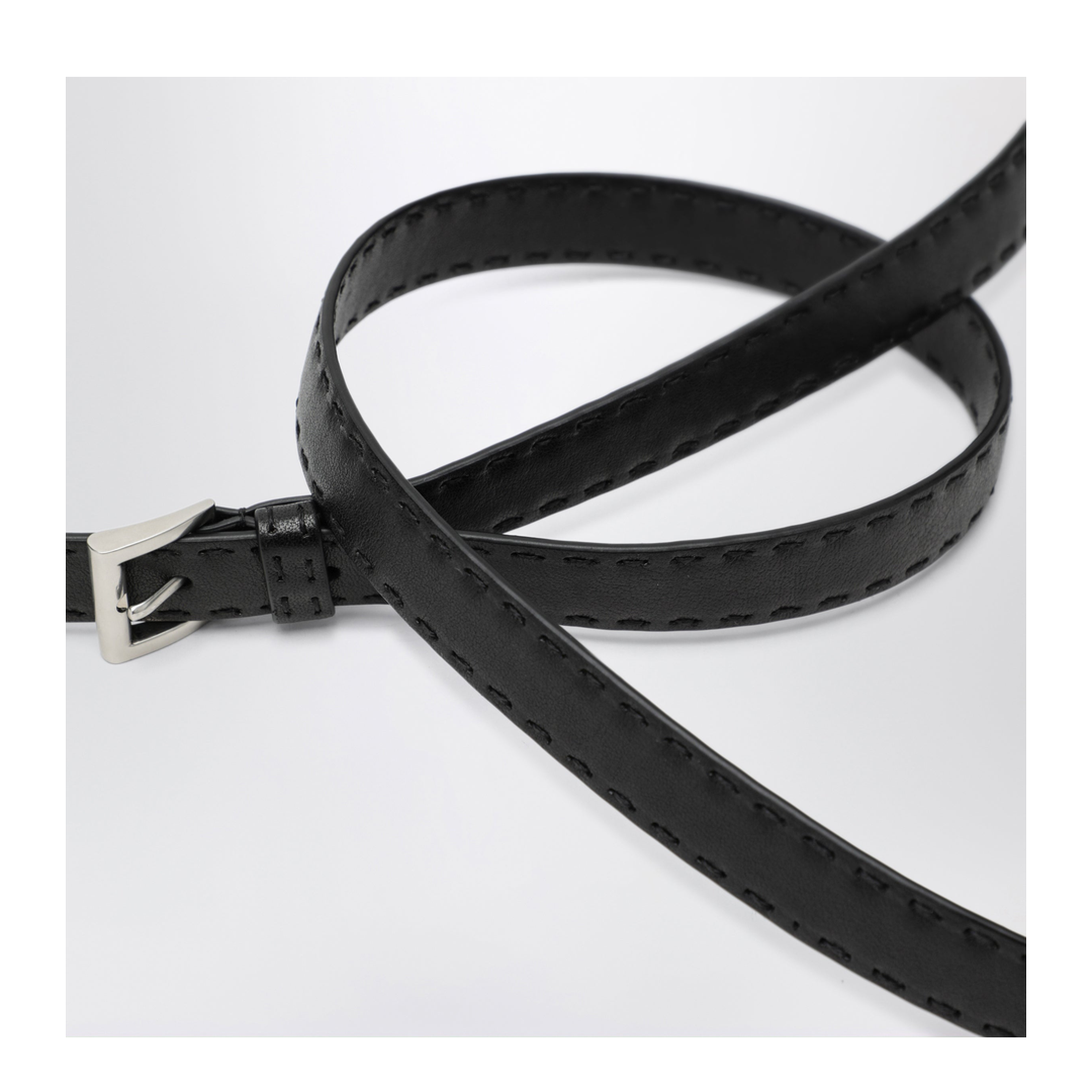 MAYFEYR - Prada - Black Leather Belt - 2CC7322ZQ4F0002