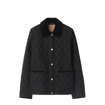 MAYFEYR -  - Check Lining Quilted Nylon Dorset Jacket - 8107510BLACKSAND