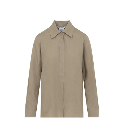 MAYFEYR - Max Mara - Linen M Logo Shirt - 2611111012600