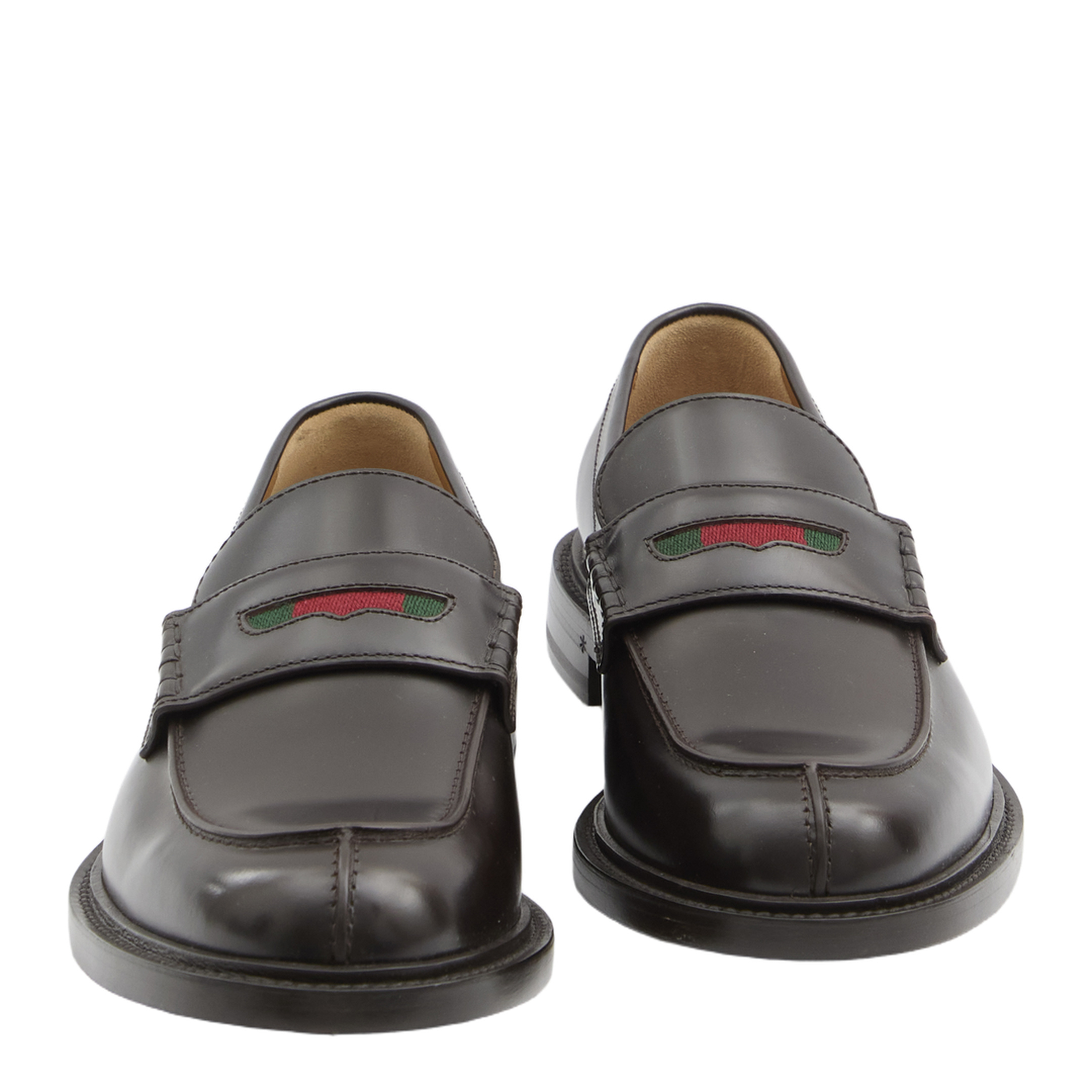 Moccasin with Web Stripe