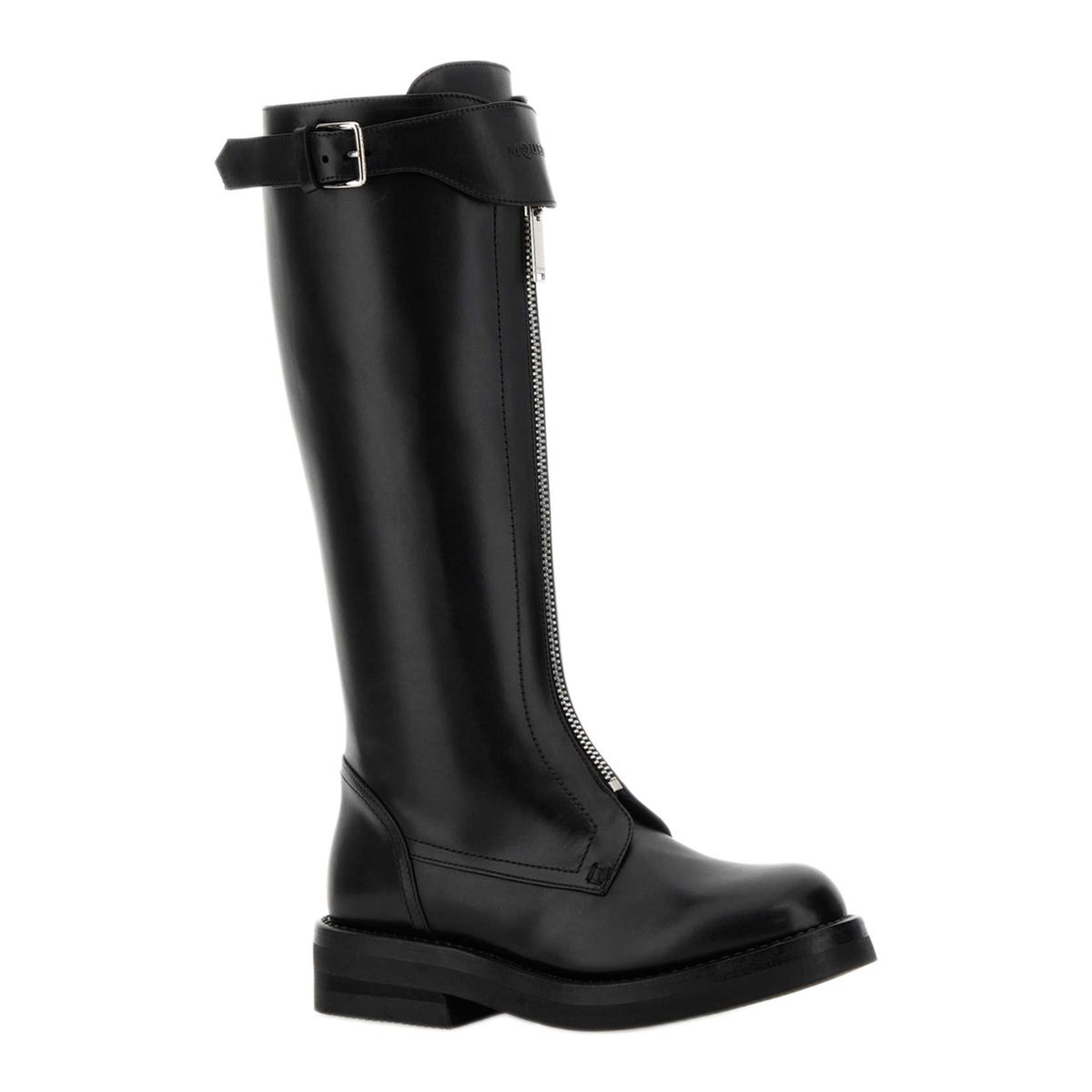 MAYFEYR - Alexander Mcqueen - Black Leather Countryside Boots - 852025WHAE31000