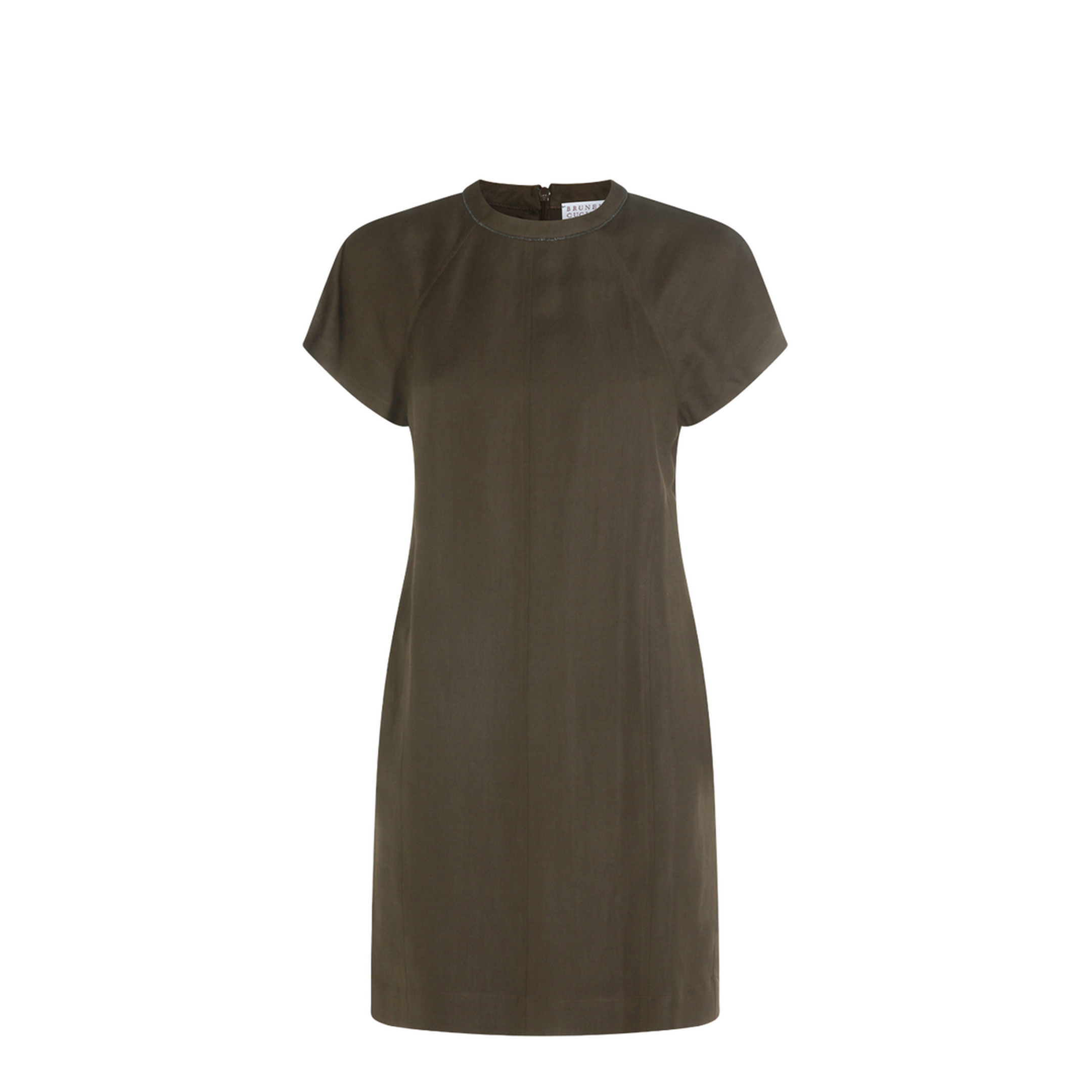 Brown Viscose Blend Dress
