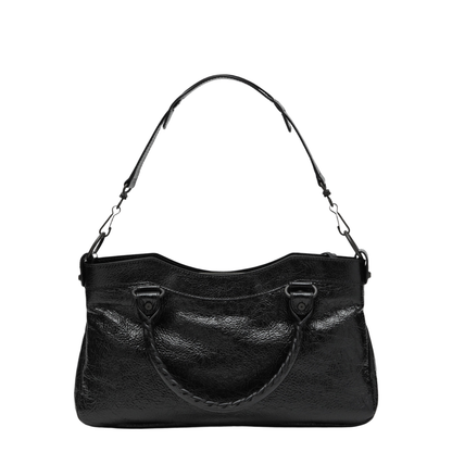 Le City First Arena Lambskin Top-Handle Bag - Black