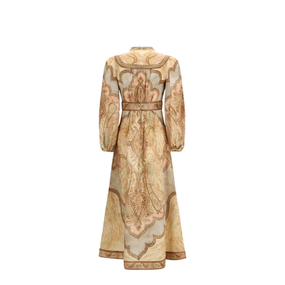 Women Dress Deep V Neckline