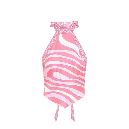 MAYFEYR - Pucci - Silk Halterneck Top - 6URM216U761005