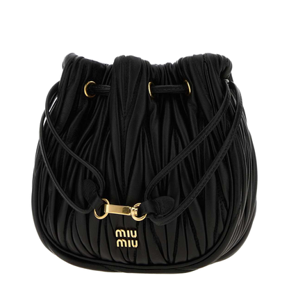 Black Nappa Leather Pouch