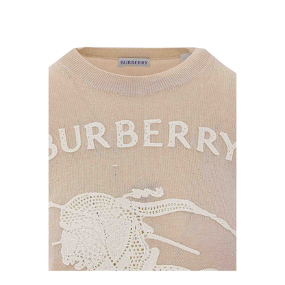 MAYFEYR - Burberry - Beige And White Sweater - 8122343