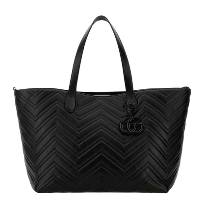 MAYFEYR - Gucci - Black Leather Large Shopping Bag - 855392AAFS11000
