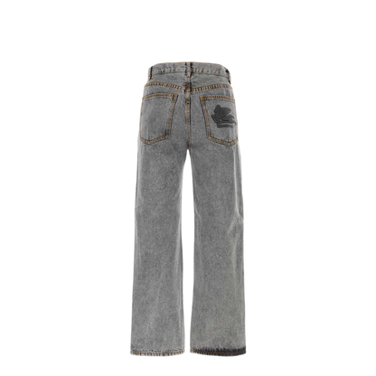 5-Pocket Straight-Leg Jeans