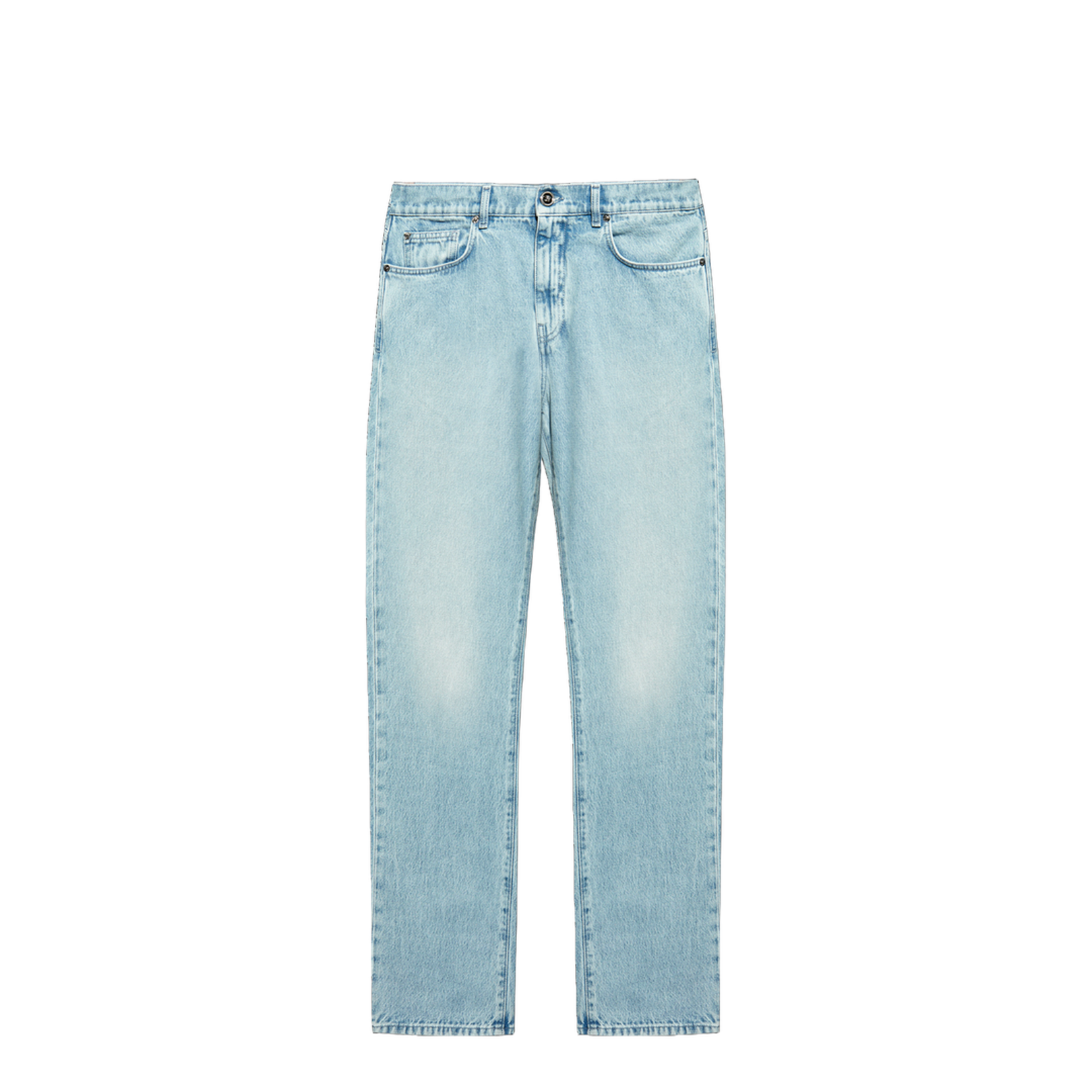 Straight-leg jeans