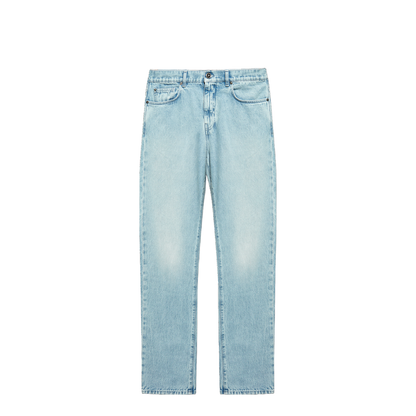 Straight-leg jeans