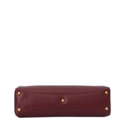 MAYFEYR - Dolce & Gabbana - Burgundy Lambskin Shoulder Bag - BB7986BF98483200