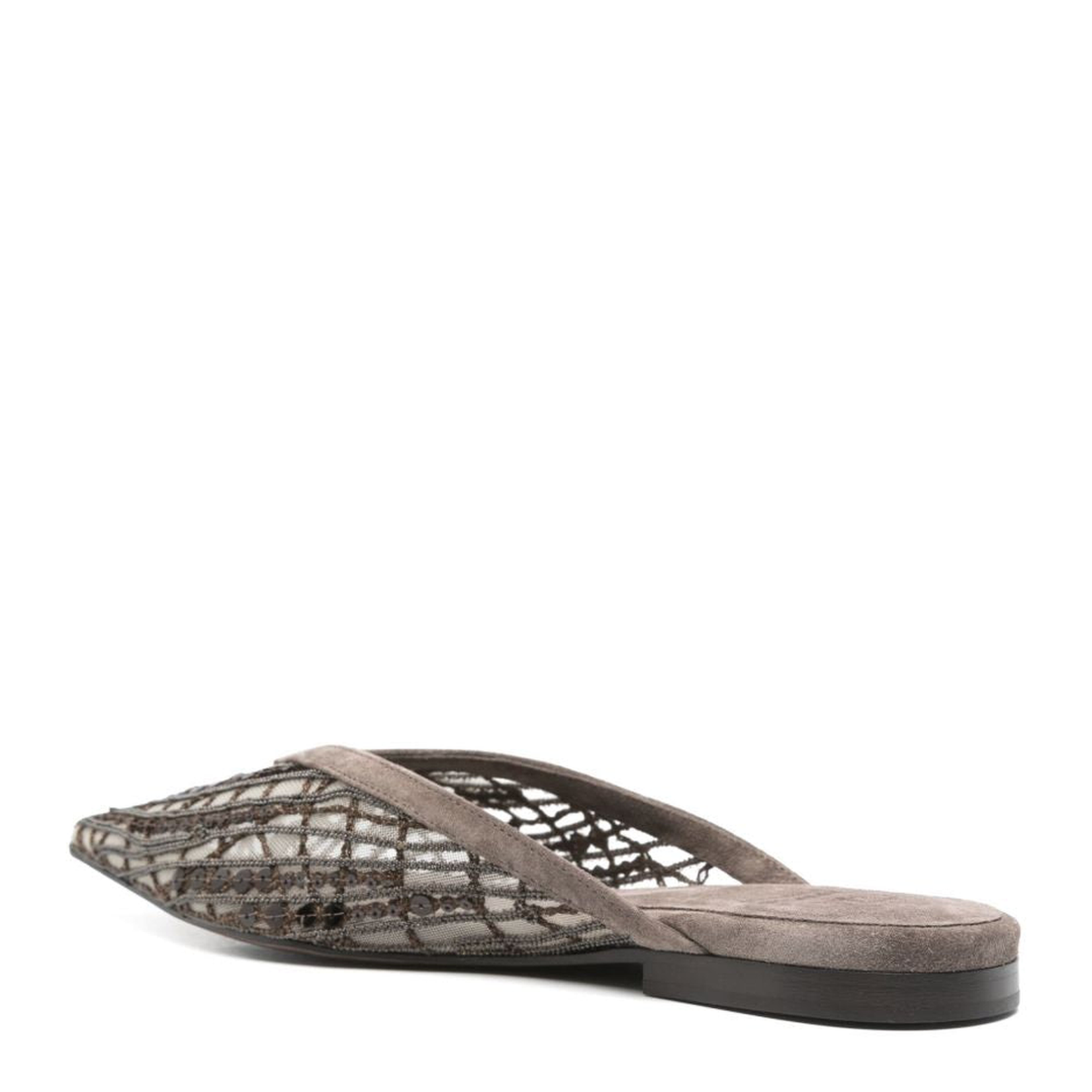 Chocolate Brown Slingback Ballet Flats