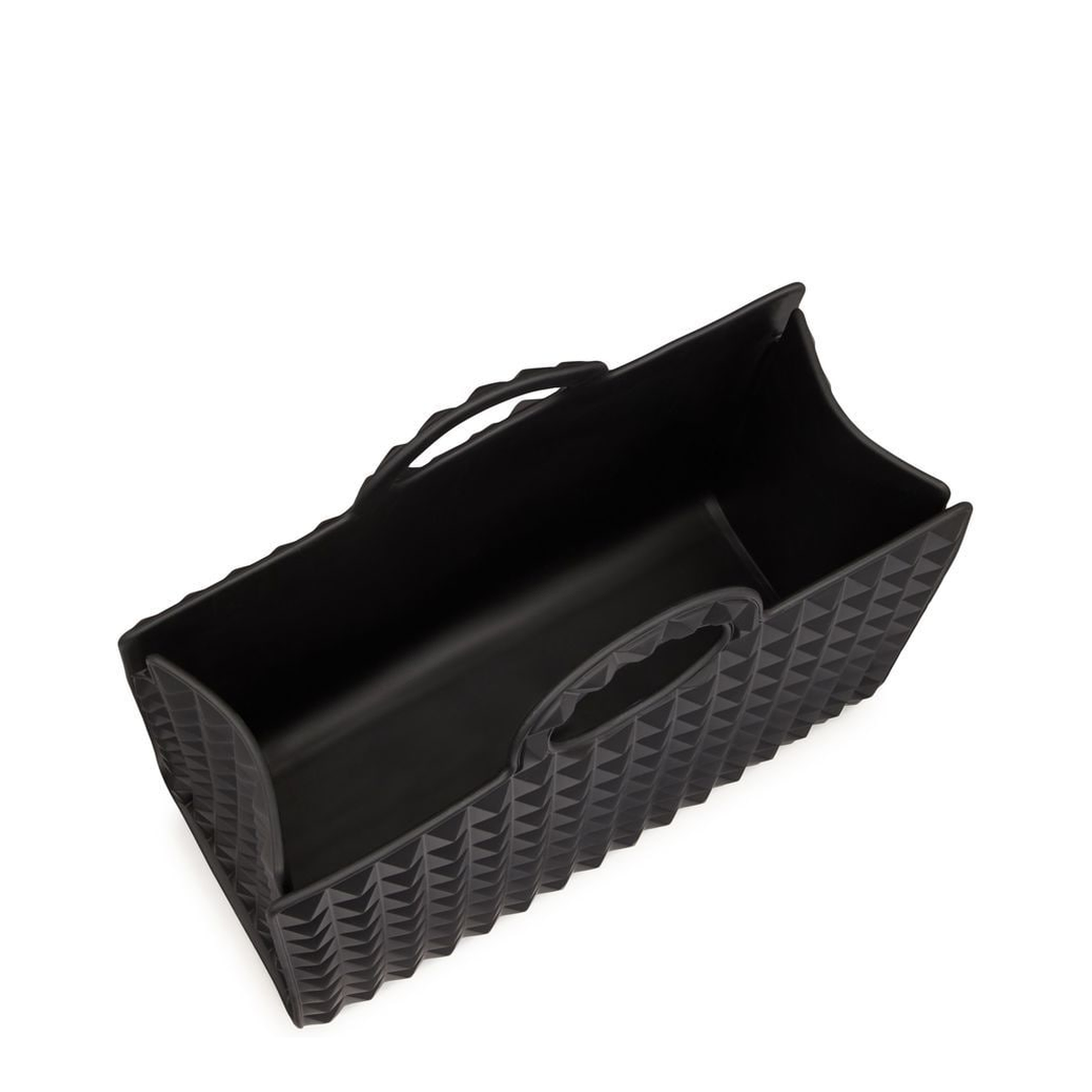 Black Rubber Le Troisième Shopping Bag