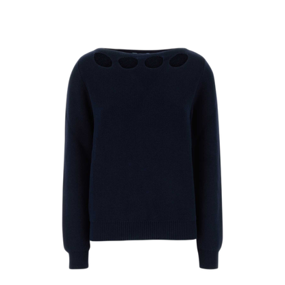 Cotton Boat Neck Sweater