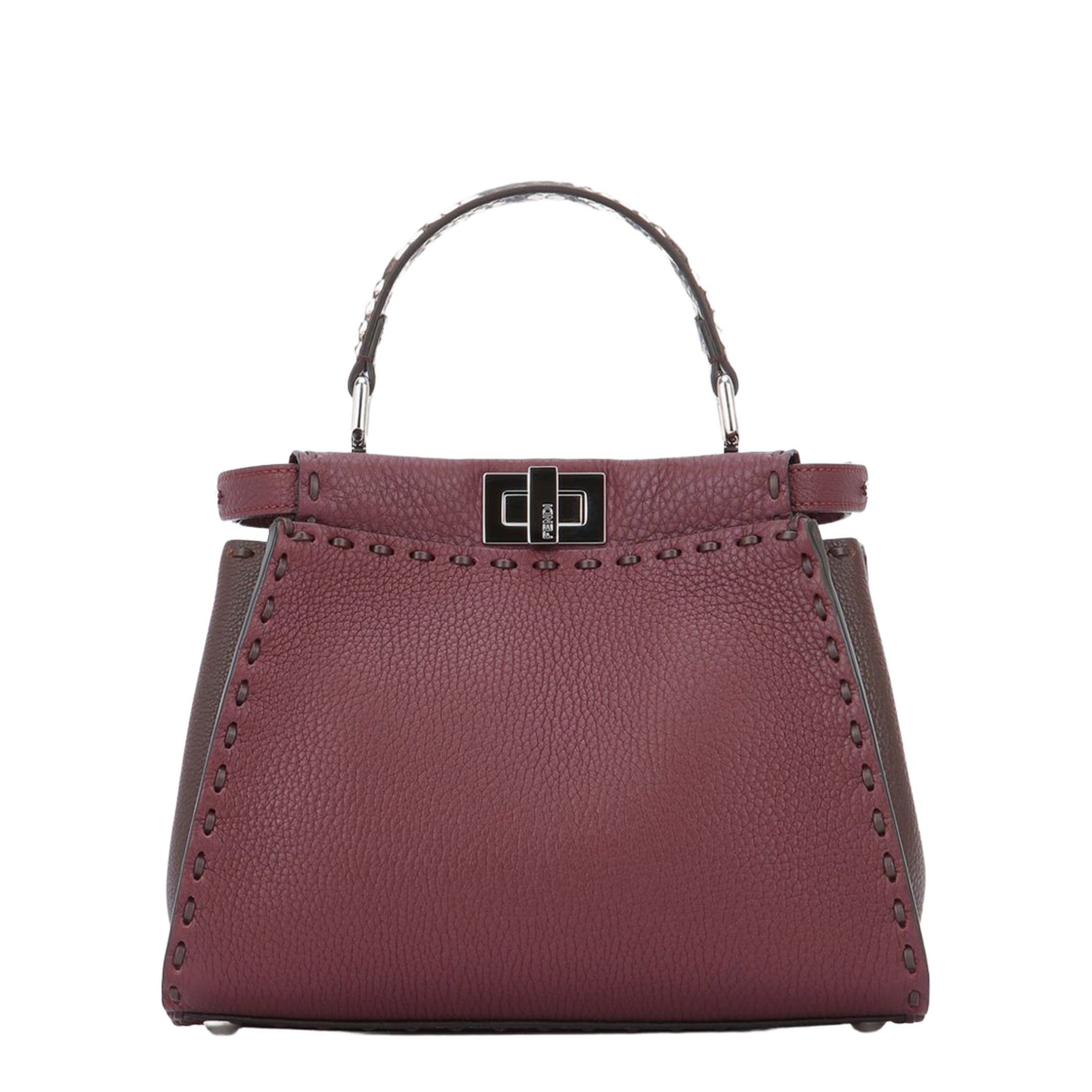 Peekaboo Mini Cuoio Romano Leather Multicolor