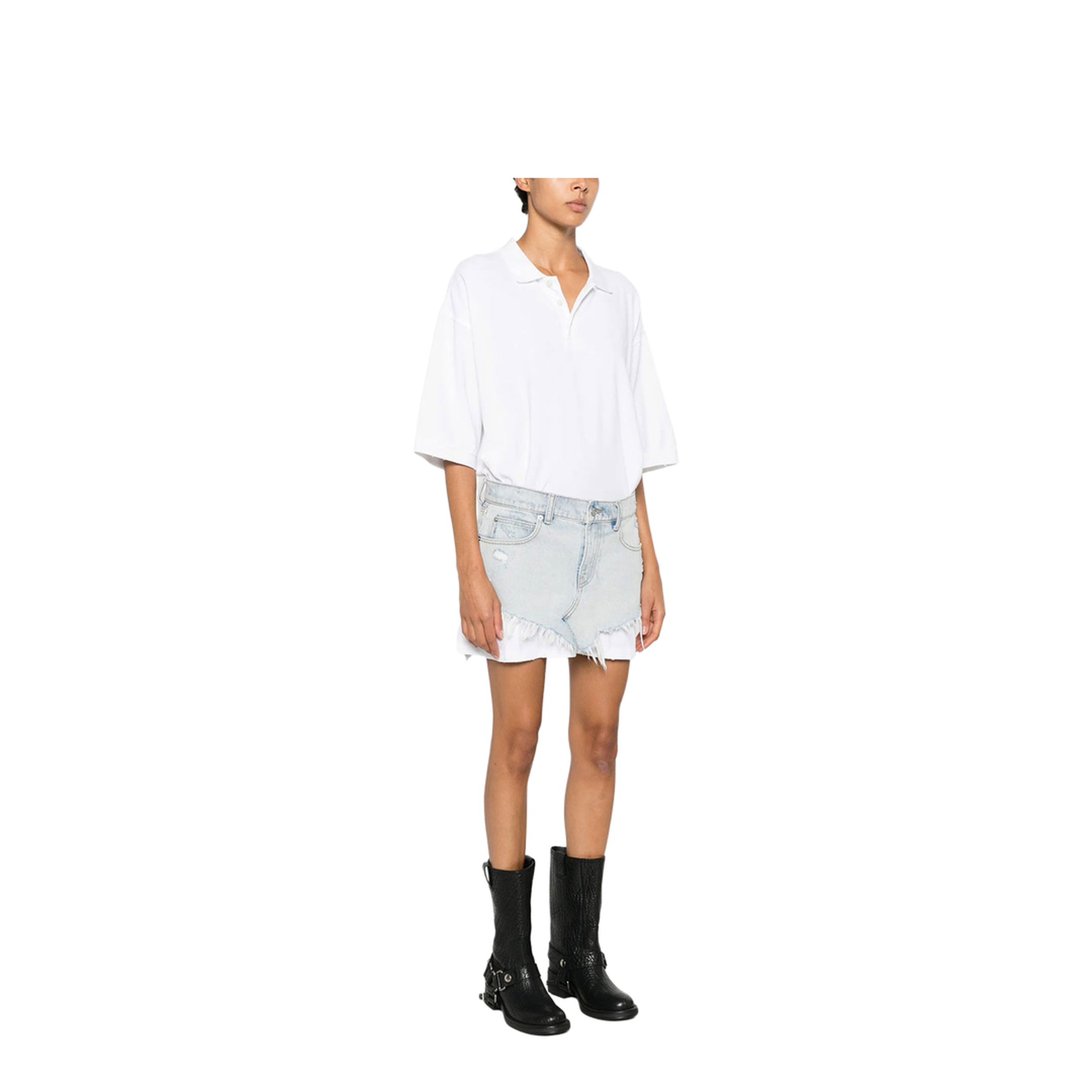 MAYFEYR - Alexander Wang - Pre-Styled Denim Polo Dress - 4DC3266121