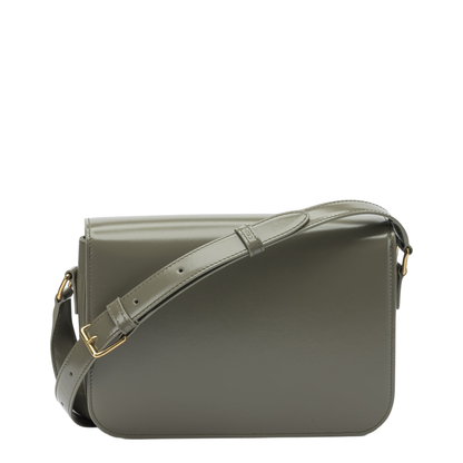Triomphe Calfskin Crossbody Bag - Golden Khaki