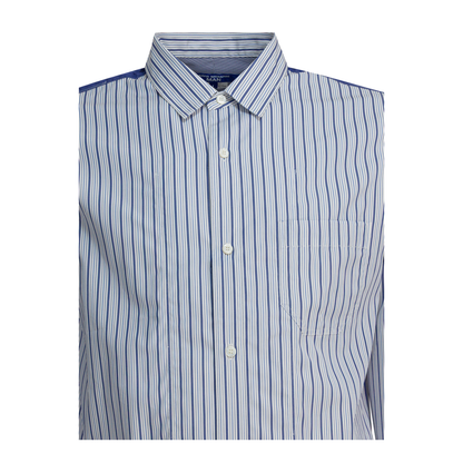 MAYFEYR -  - Cotton Striped Shirt - WPB015W251WHNVXWHBLU