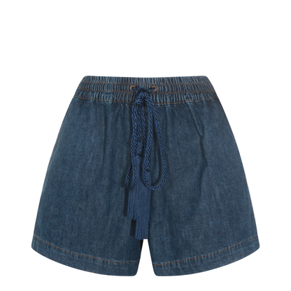 Women's Short Denim Blue