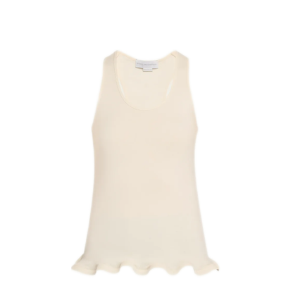 MAYFEYR - Stella Mccartney - Frilled Hem Rib Tank - 6J04553SQA519200