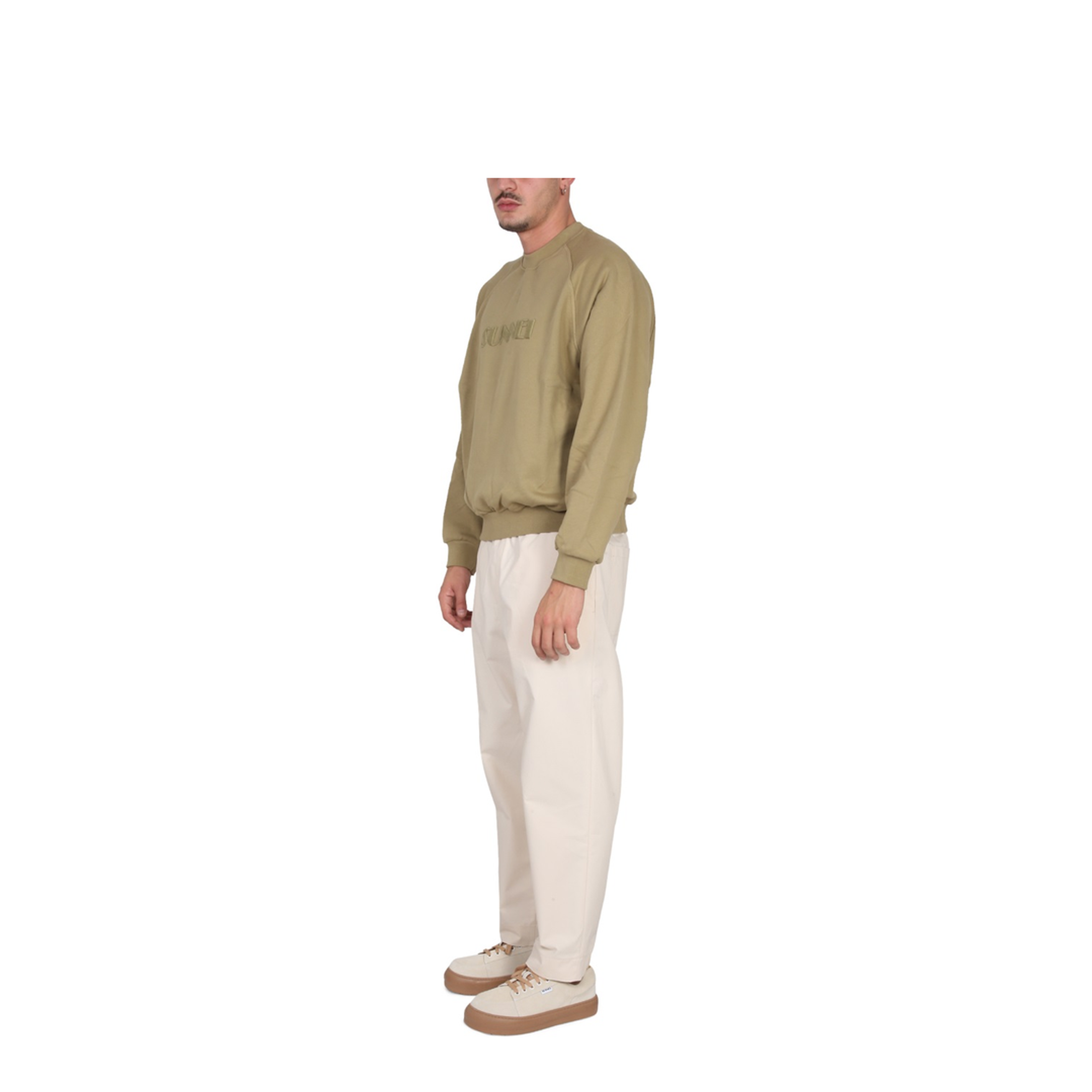 MAYFEYR - Sunnei - Sweatshirt With Logo Embroidery - MRTWXJER027COT0290126
