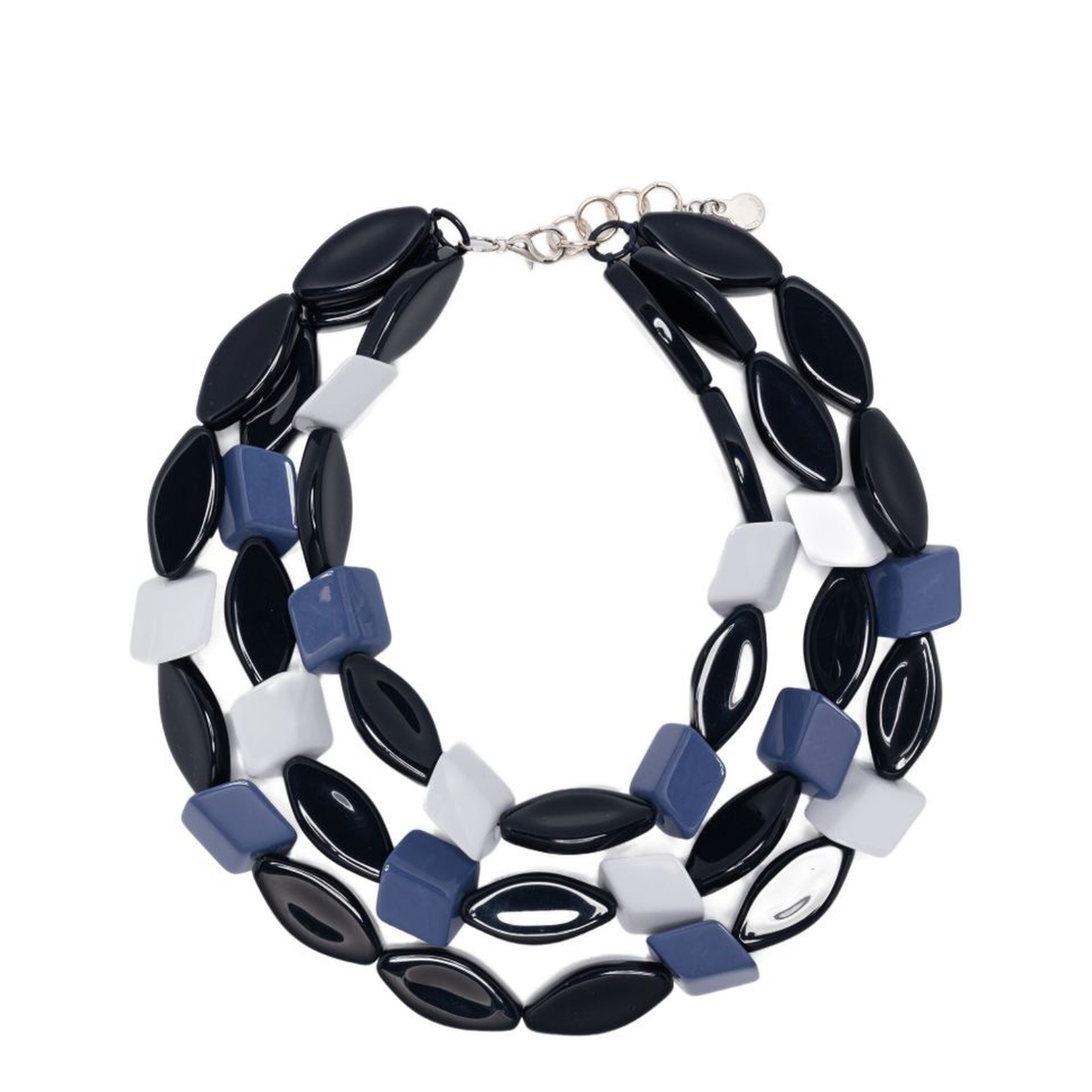 Navy Blue Multi-Chain Design